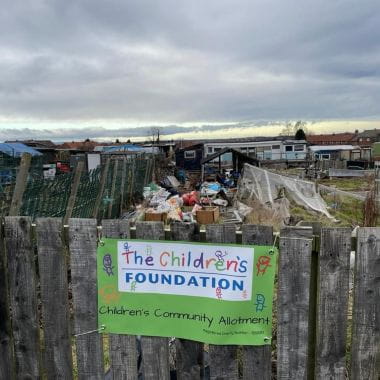 Children's Foundation allotment project before