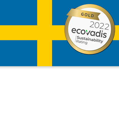 Sustainability rating Purmo Sweden EcoVadis Gold