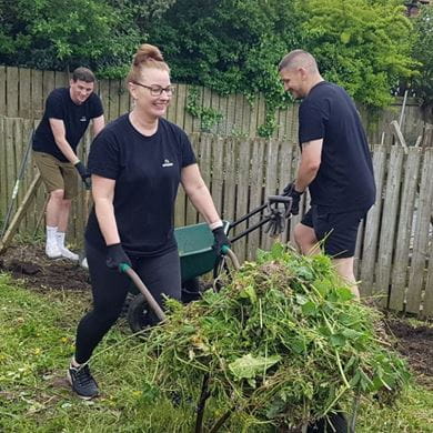 Purmo Uk volunteer work allotment projects The Children's Foundation