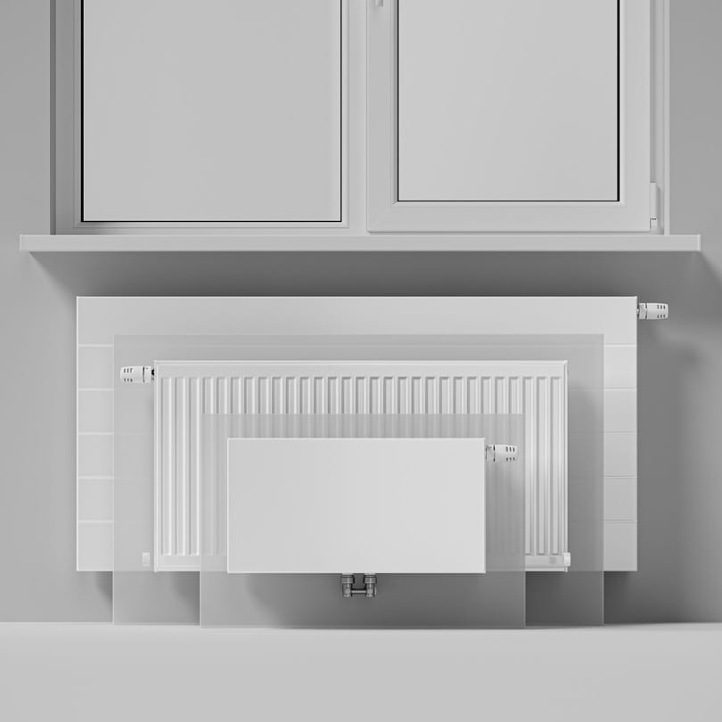 Flex panel radiator 3 different designs