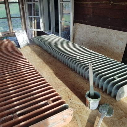 radiator renovation holmsjohultsfrun with castle valve Purmo