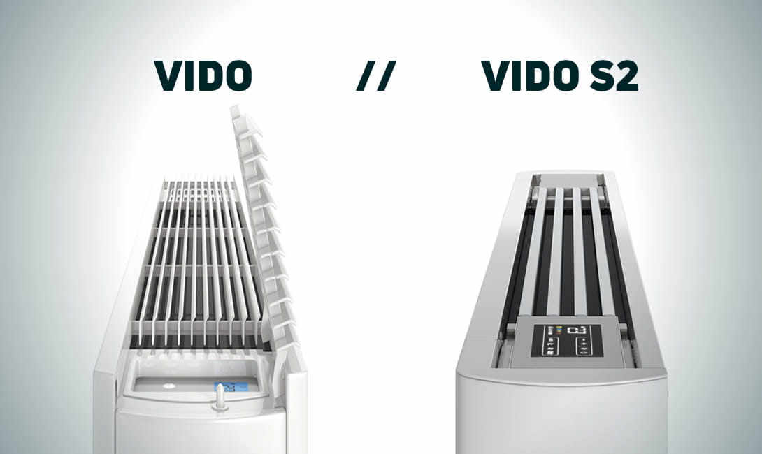 Fan convectors Vido - Ivector S2 / Vido S2