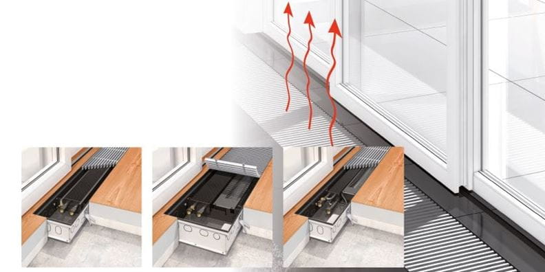 Trench heating Purmo Aquilo