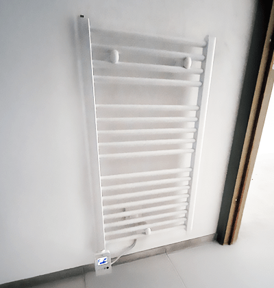 Flores electric bathroom radiator at City Dox 